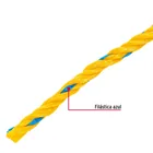 Kilo de cuerda amarilla de polipropileno 6mm, carrete 20kg 4