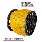 Kilo de cuerda amarilla de polipropileno 11mm, carrete 20kg 2