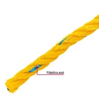 Kilo de cuerda amarilla de polipropileno 11mm, carrete 20kg 4