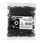Bolsa con 200 arandelas de presión 1/4' pavonadas, FIERO 5