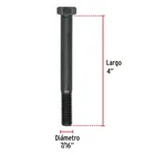 Bolsa con 20 tornillos 7/16' x 4' acero grado 5, FIERO 3