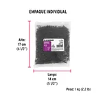 Bolsa con 1 kg de tachuelas pavonadas No. 12, FIERO 5