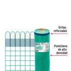 Rollo de 30 m x 0.75 m de malla mosquitera plástica verde 2
