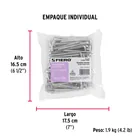 Bolsa con 144 alcayatas roscadas de 22 X 100, FIERO 5