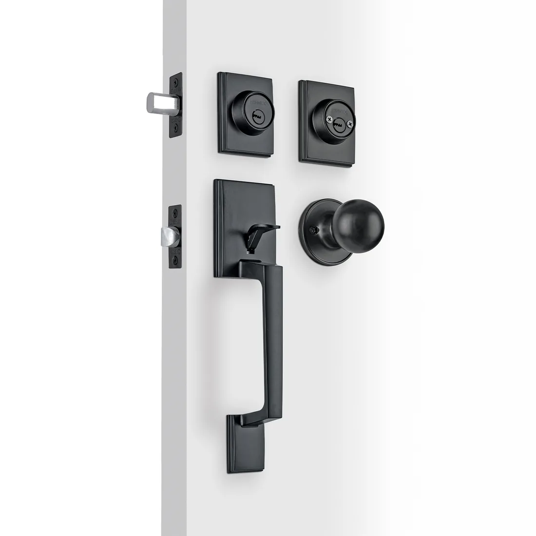 Jaladera/perilla/cerrojo, Porto llave-llave, Negro