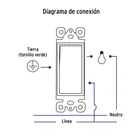 Placa armada con interruptor sencillo Classic, VOLTECK 4