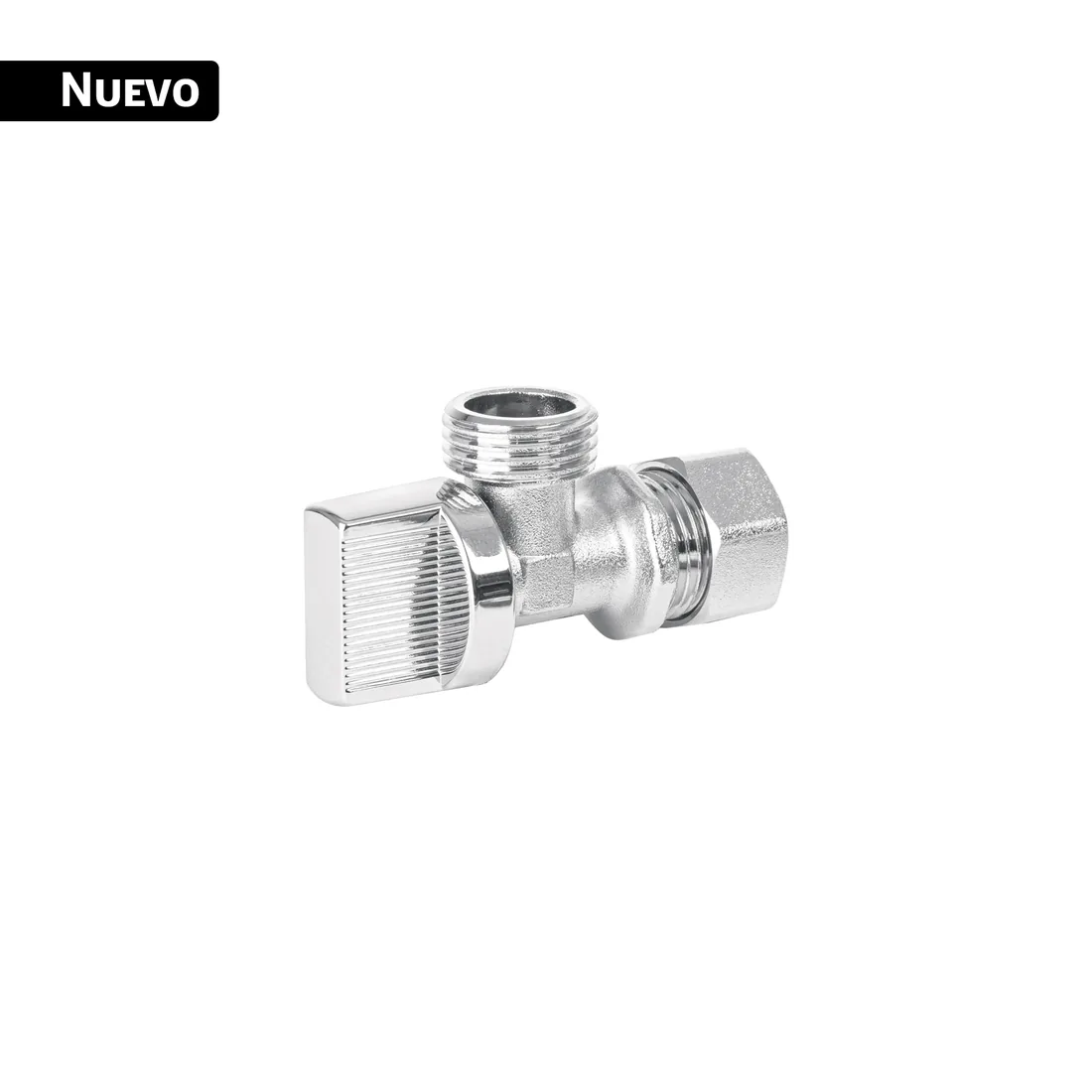 Llave angular 1/2', 1/4 de vuelta, barrilito, BASIC