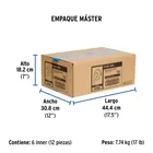 Monomando de empotrar para regadera CPVC 1/2', FOSET 6