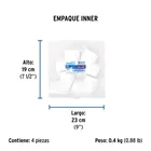 Codo 90° de PVC de 1-1/2', FOSET 4
