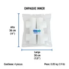 Tee sencilla de PVC 2', FOSET 3