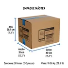 Adaptador macho de PVC de 1-1/2', FOSET 4