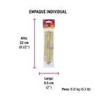 Pasador de barril de acero latón 6', HERMEX 5