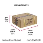 Pasador de barril de acero latón 6', HERMEX 7