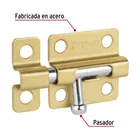 Pasador de barril de acero latón 2', HERMEX 2
