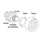 Tapón para PE-AL-PE, 1/2', FOSET 2