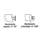 Soporte para pantallas de 26' a 65' articulado, VOLTECK 3