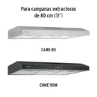 Juego de 3 filtros de aluminio para campana CAME-80 4