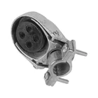 Mufa con abrazadera para tubo 1/2', VOLTECK 1