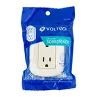 Contacto de sobreponer dúplex 2 polos+ tierra, ABS, VOLTECK 5