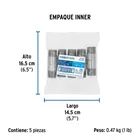 Niple de acero galvanizado 3/4' x 3', FOSET 4