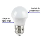 Foco LED 3W (25W) G45, 3000K blanca cálida, 270 lm, caja 2