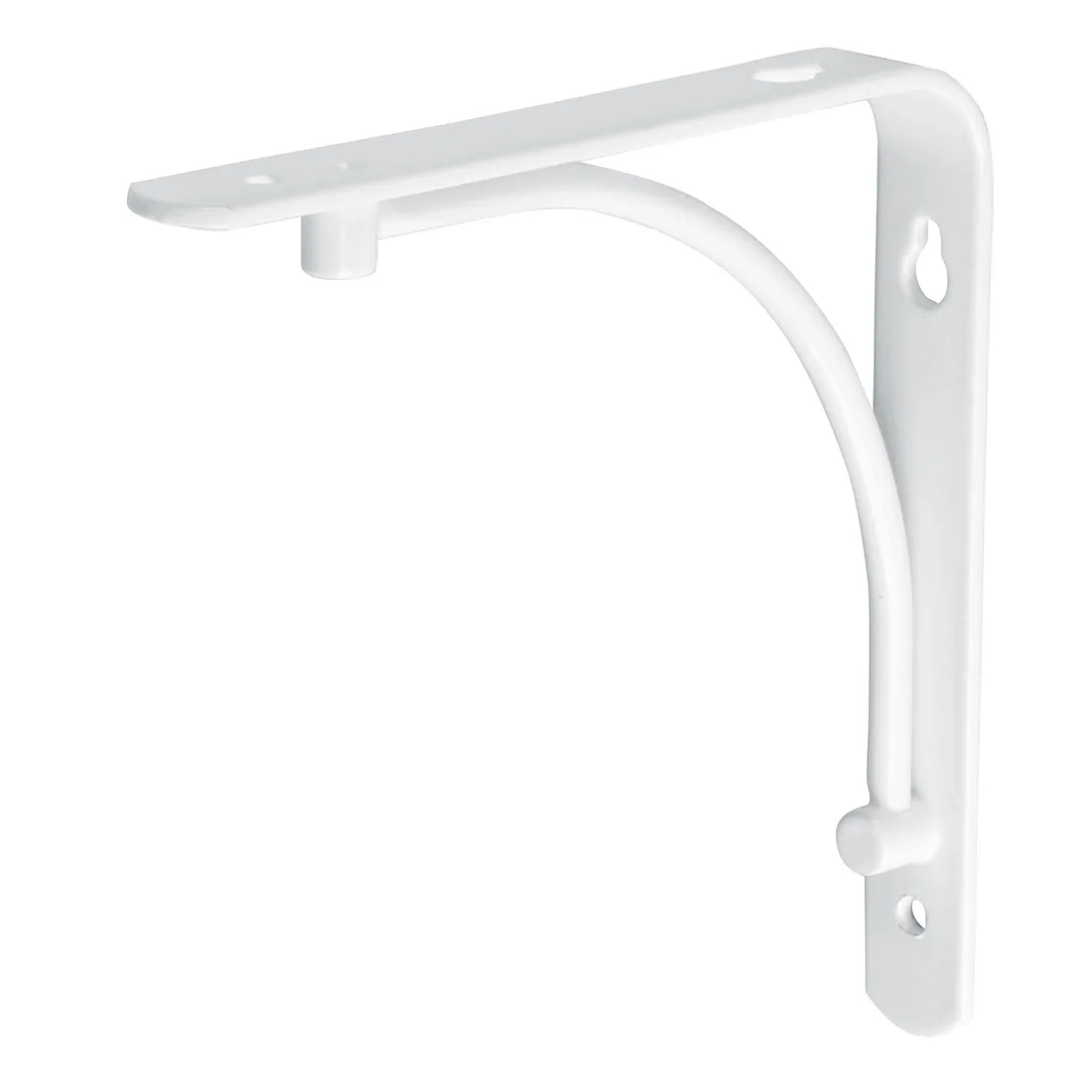 Ménsula reforzada blanca 6 x 6', diseño alambrón, FIERO