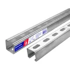 Perfil monocanal perforado de 3 m, 4 x 4 cm cal. 18, VOLTECK 1