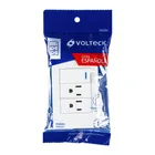 Placa armada 1 interruptor, 2 contactos,1mod,Española,blanco 5