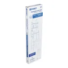 Mueble organizador blanco para baño con 3 repisas, FOSET 6