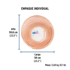 Tubo flexible de cobre 1/2', rollo de 15m, 3.7kg, FOSET 4