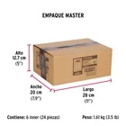 Bolsa con 50 casquillos dobles de aluminio, 3/32', FIERO 7