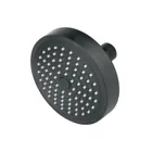 Regadera redonda de ABS 4-1/4' sin brazo, negro, BASIC 1