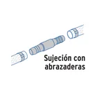 Cople reducido inserción de 3/4' x 1/2' de polipropileno 3