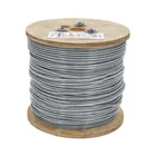 Metro cable flexible 3/32' acero 7x19 recubierto PVC, 300 m 1