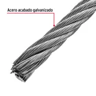 Metro de cable flexible 7/16' de acero 7x19 hilos, 75 m 2
