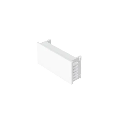 Tapón ciego, 1 módulo, línea Española, color blanco, VOLTECK