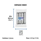 Niple de acero galvanizado 1-1/2 x 10', FOSET 4