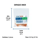 Conector de cobre, rosca exterior 1-1/4', FOSET 4