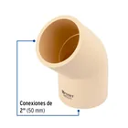 Codo 45° CPVC de 2', FOSET 2
