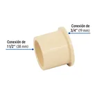 Reducción bushing de CPVC 1-1/2' x 3/4', FOSET 2