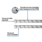 Manguera para boiler, acero inox. 1/2'H x 1/2'H, 80 cm 2
