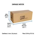 Manguera para boiler, acero inox. 3/4'H x 3/4'H, 40 cm 7