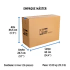 Manguera para boiler, acero inox. 3/4'H x 3/4'H, 80 cm 7
