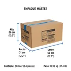 Válvula de esfera de PVC 1' para cementar, FOSET 4