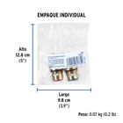 Bolsa con 2 cartuchos cerámicos para llave AQI-11, FOSET 5
