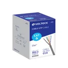 Metro de cable UTP CAT6, Bobina de 305m, gris, VOLTECK 1