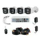 Kit video vigilancia, 4 canales, 4 cámaras, 5MP, Disco 1TB 1