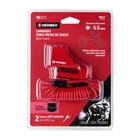Candado freno de disco motocicleta, 5.5 mm, llave de disco 5