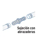 Cople inserción de latón 1/2' para manguera, FOSET 3