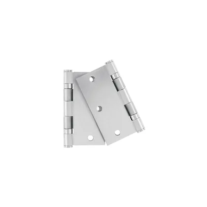 Bolsa 2 bisagras cuadradas 3-1/2', acero inox, cabeza plana